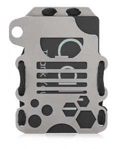 Calti Tactical Titanium EDC Minimalist Slim Wallet